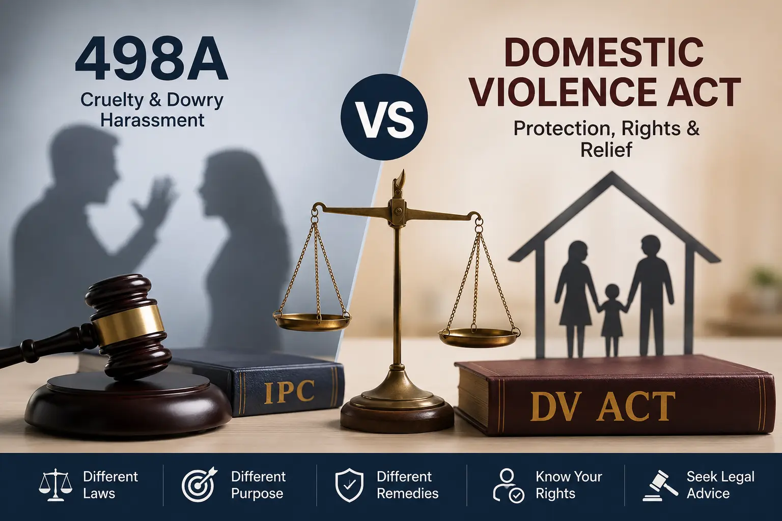498A vs Domestic Violence Case: What's the Difference?